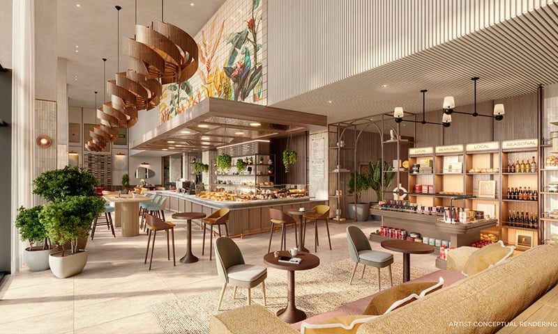 The Peacock Room, lounge del edificio